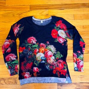 Halogen floral sweater